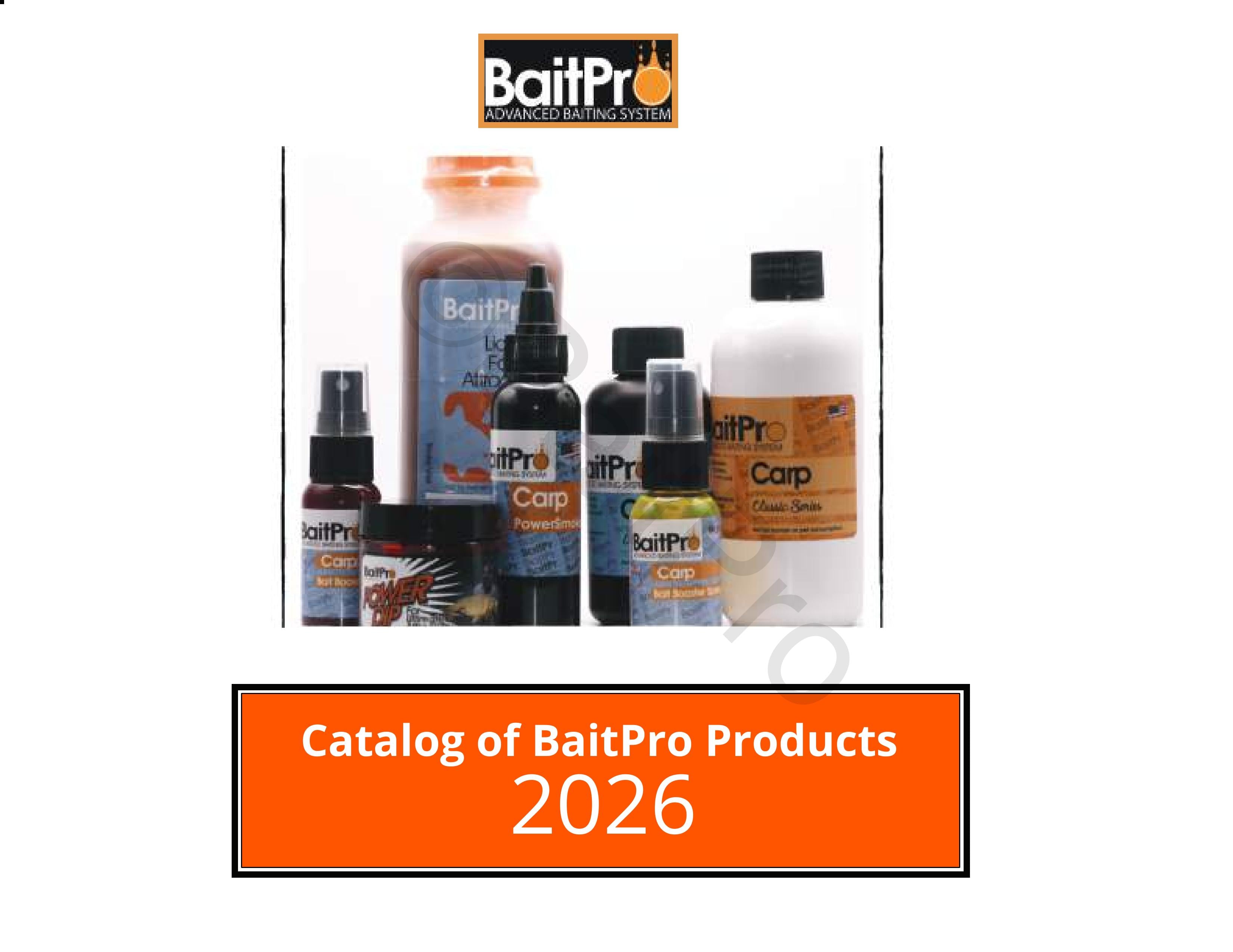 BaitPro 2026 product catalog cover