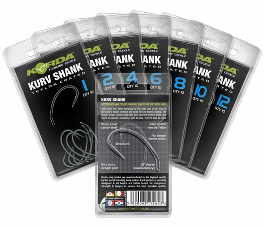 Korda Kurve Shank Hooks  0